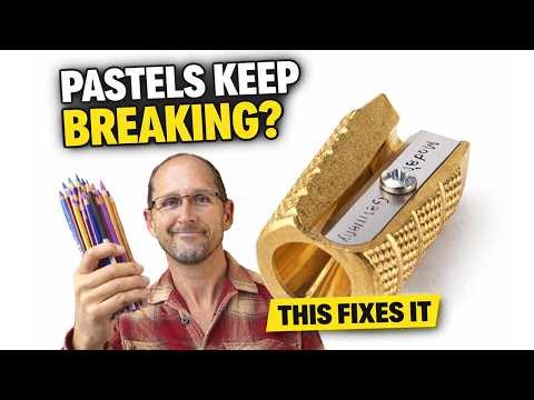 This Simple Sharpener Stops Pastel Pencils Breaking