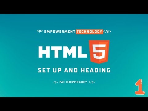 HTML Part 1 Tutorial 🇰🇭 | Learn HTML From Zero | Celikdey Official