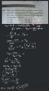 64g of non-volatile solute is added to 624 \mathrm{g} of benzen... | Filo
