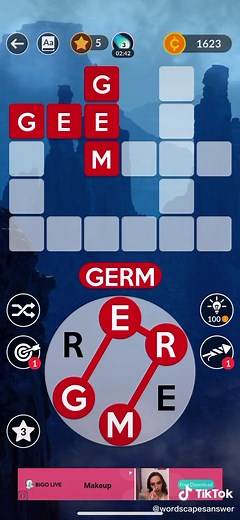 Wordscapes Level 139 Answers and Solutions