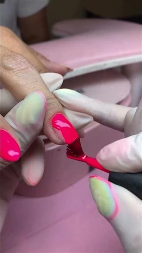 How to Get Perfect Neon Pink Nails 💅🌸 #madamglam #neonnails #pinknails