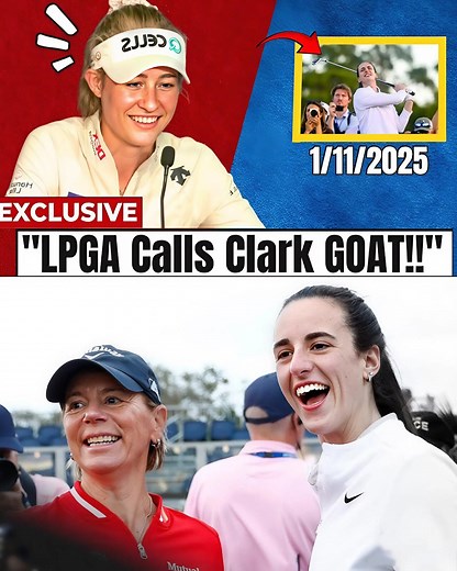 ❤🌹The Interview That Broke the WNBA: LPGA Golfers Declare Caitlin Clark the GOAT!!🌹 Full Story: https://btuatu.com/wm0g In a stunning twist that has sports fans across the country talking, several LPGA golfers have publicly declared Caitlin Clark the “GOAT” — the Greatest of All Time — in women’s sports. The explosive comments came during a recent joint interview featuring top LPGA stars, where the conversation unexpectedly turned toward Clark’s unprecedented impact on the WNBA and beyond. The