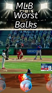 MLB Worst Balks #mlb #baseball #MLBB #beisbol | Beisbol Viral