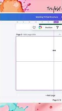 ✨ Trifold Invitation from Scratch in Canva! Easy DIY Design Tutorial ✨
