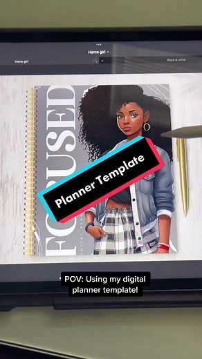 Digital Planner Template Tutorial | Canva Digital Planning