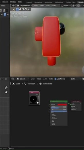 AMONG US en Blender 3D (Timelapse) #shorts #blender3d #blendertutorial #diseño3d #modelado3d