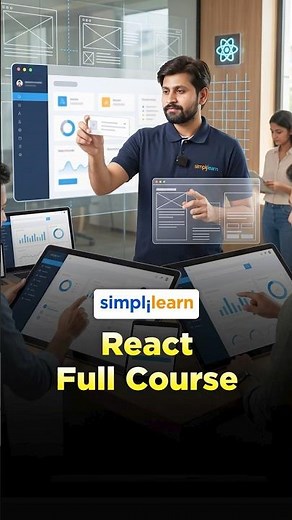 React Full Course 2026 [FREE] | React Tutorial For Beginners 2026 | #Shorts | #Simplilearn
