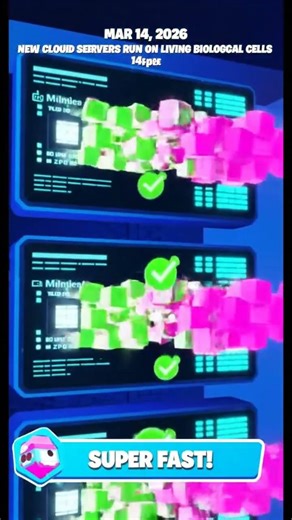 Biological Cloud Computers | Thermal Cloaks for Soldiers | Mar 14, 2026 #Shorts