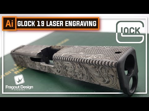 First Attempt Glock 19 Slide Using My Fiber Laser Engraving Machine