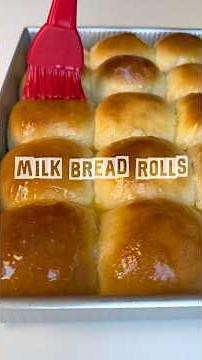 Fluffy Milk Rolls That Stay Soft for Days | Tangzhong Method #softbread #breadrolls #pav