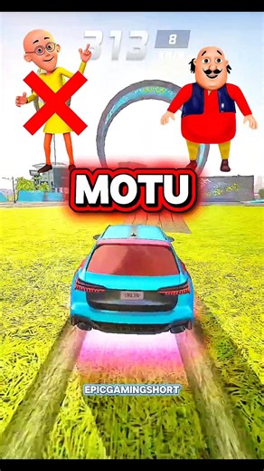 Motu vs Patlu 🚘Car Jump Challenge 💀#beamngdrive #shorts #noob #pro #hackr #motu #viral #sonic #patlu