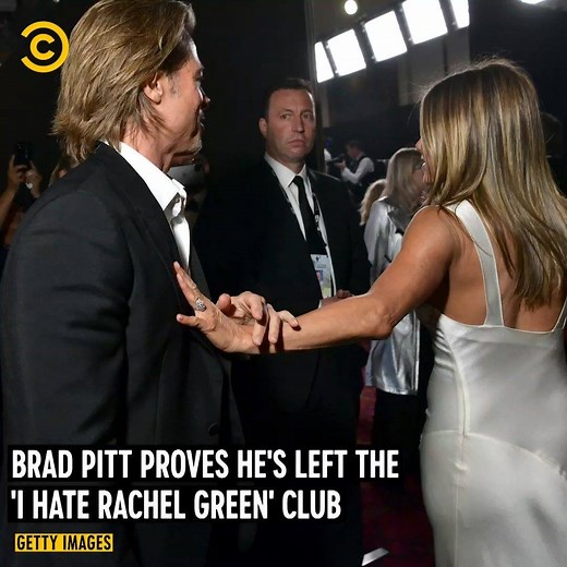 Brad Pitt and Jennifer Aniston reunited and we can't deal with it 😱👫 | Comedy Central UK