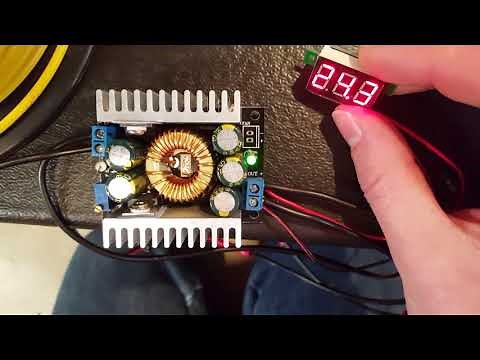 24v fan running on 12 volts? A practical use for a BUCK converter