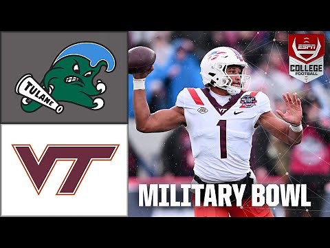 Military Bowl: Virginia Tech Hokies vs. Tulane Green Wave | Full Game Highlights