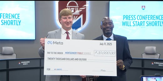 Meta donates $20,000 to Montgomery Public Schools to support robotics and STEM initiatives