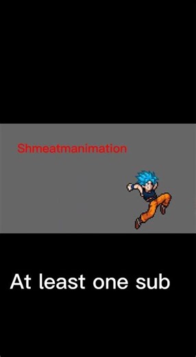 Goku sprite animation!#animation #goku