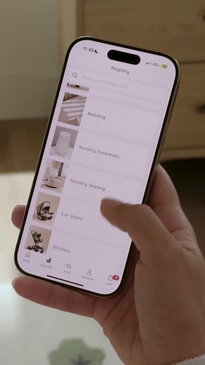 Your perfect registry, just a tap away 📲 Find everything you love in seconds with the Pottery Barn Kids app #lovemypbk #registry #registrymusthaves #babyregistry