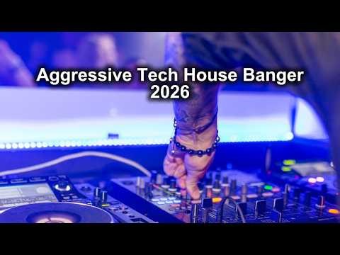 Aggressive Tech House Banger 🔥 Dark Club Groove | 126 BPM Underground