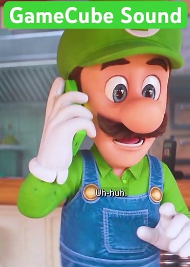 Mario Bros Movie- GameCube sound (Luigi’s ringtone) #mariobros