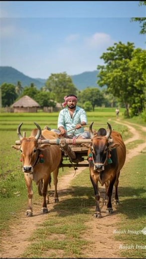 Ek kisaan aor baill ki jodi#viralvidio,#animation