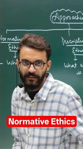 Normative Ethics vs Descriptive Ethics #upsc #ethics #harshias