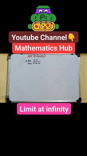 Limit at infinity #limit #calculus #sjdubey #explorepage #education #HigherEducation #knowledge #IITJEE #maths #NDA | Mathematics Hub