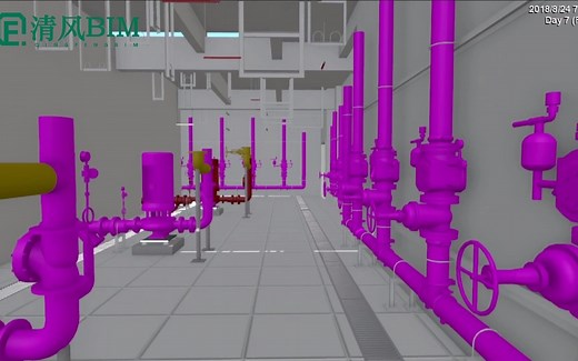 BIM应用案例展示－机电施工模拟