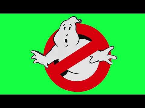 Ghostbusters Green Screen Logo Loop Chroma Animation