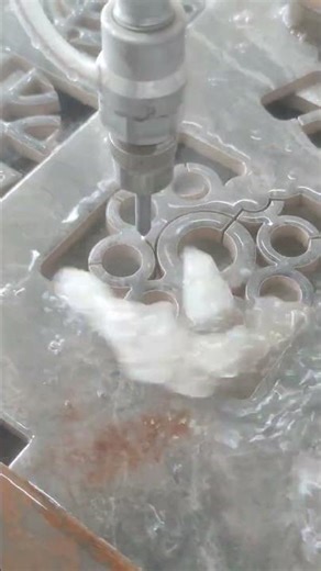 Make a shape with ceramics#Strongly recommended#Ceramic processing#Water jet cutting machi