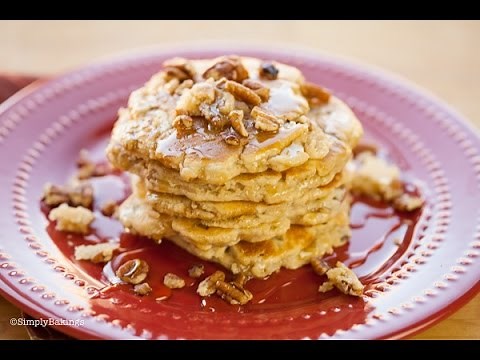 How to Make Butter Pecan Pancakes, 1 Bowl Recipe | Simply Bakings