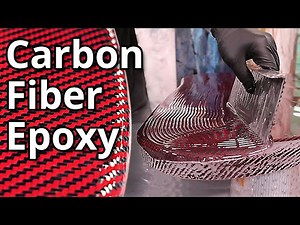 We Made A Red Carbon Fiber Table With Stone Coat Epoxy