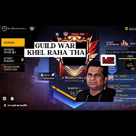 PAKISTAN TOP 1 GUILD MODERATOR ♨️#unfreeze #trend #sound #pakistantop1guild #viewsproblem