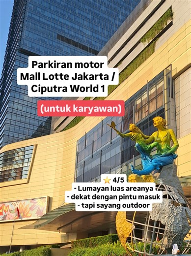 📍 Parkir Motor Lotte Mall Kuningan Jakarta 📆 Maret 2026 Catatan Explorasi Parkiran Motor Jakarta - Part 22 Mall yang lumayan berkesan karena unik, banyak pajangan idol idol korea dan acara mallnya berhubungan dengan dance korea juga 😅 #parkirmotorlottemalljakarta #lotteshoppingavenue #lottemallkuningan #parkir