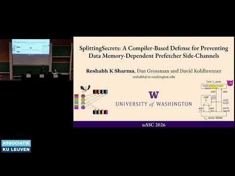 uASC'26 Paper - SplittingSecrets: A Compiler-Based Defense for Preventing DMP Side-Channels