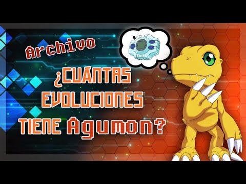 ¿Cuáles son TODAS las DIGIEVOLUCIONES de AGUMON?