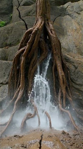 Tree Survives Deadly Waterfall?! Nature’s Hidden Secret
