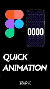 Easy Figma Animation | Master Smart Animate in Minutes– Step-by-Step Tutorial | Design By Soumya
