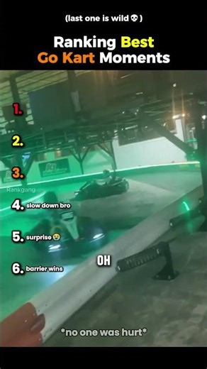 Ranking Best Go Kart Moments🏎️ #shorts #gokart