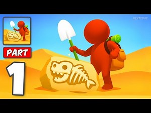 Digging Master - Gameplay Walkthrough Part 1 - Dig Deep Collect Hidden Gold (iOS, Android)