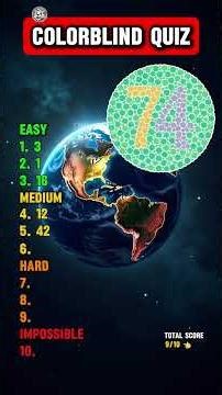 Only 1% Can Pass This Colorblind Test! 🌈👀 #ColorblindChallenge #MindTest #VisualQuiz