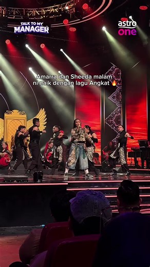 Amarra dan Sheeda malam ni naik dengan lagu Angkat 🔥 Jom usha Talk To My Manager bermula 19hb April 2026, setiap hari Ahad, 9 malam secara langsung di Astro Ria atau strim melalui Astro One dan sooka!