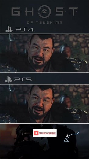 PS4 vs PS5: The Difference is INSANE 🤯 #ps4vsps5 #ghostoftsushima #shorts #gaming #nithishsang