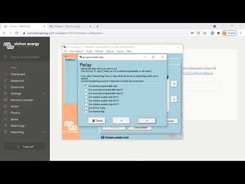Victron AC OUT 2 programming for Hot Water Diversion