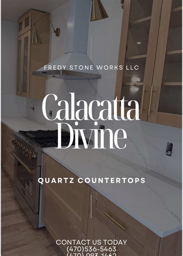 Stunning Calacatta Divine Quartz Kitchen Design