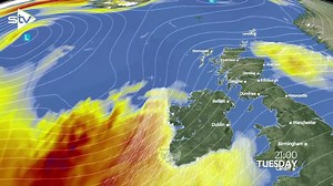 WATCH: Gale-force winds could cause disruption for morning commuters in parts of Scotland on Wednesday More: http://bit.ly/2F8IiTX | STV News