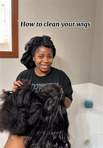 How to properly wash your lace front wigs is IMPORTANT! take notes 📝 #wigwash #wigmaintenance #wiginfluencer #wighacks #fyp