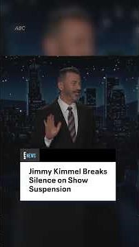 Jimmy Kimmel returned to late-night television on Tuesday night.