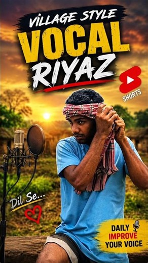 Village Style Vocal Riyaz 🎤 | Dil Se Singing #shorts #singing
