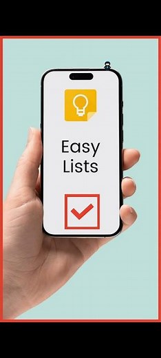 Turn Notes Into Checklists in Google Keep #android