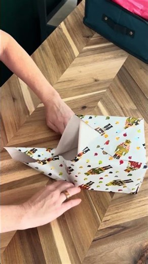 Diagonal Gift Wrap Hack | Day 1 of 12 Days of Gift Wrap Magic